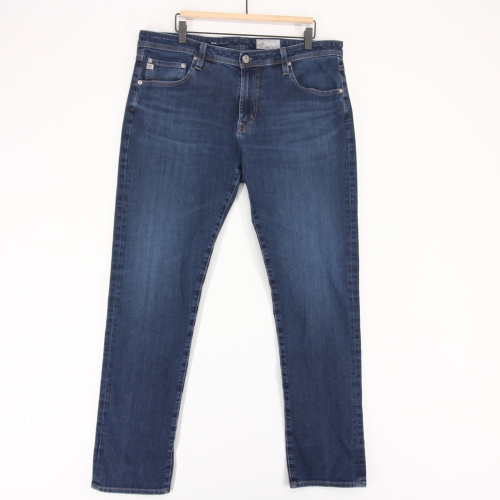 AG Adriano Goldschmied Tellis Jeans Mens 36x34 Dark Blue Modern Slim Denim 360